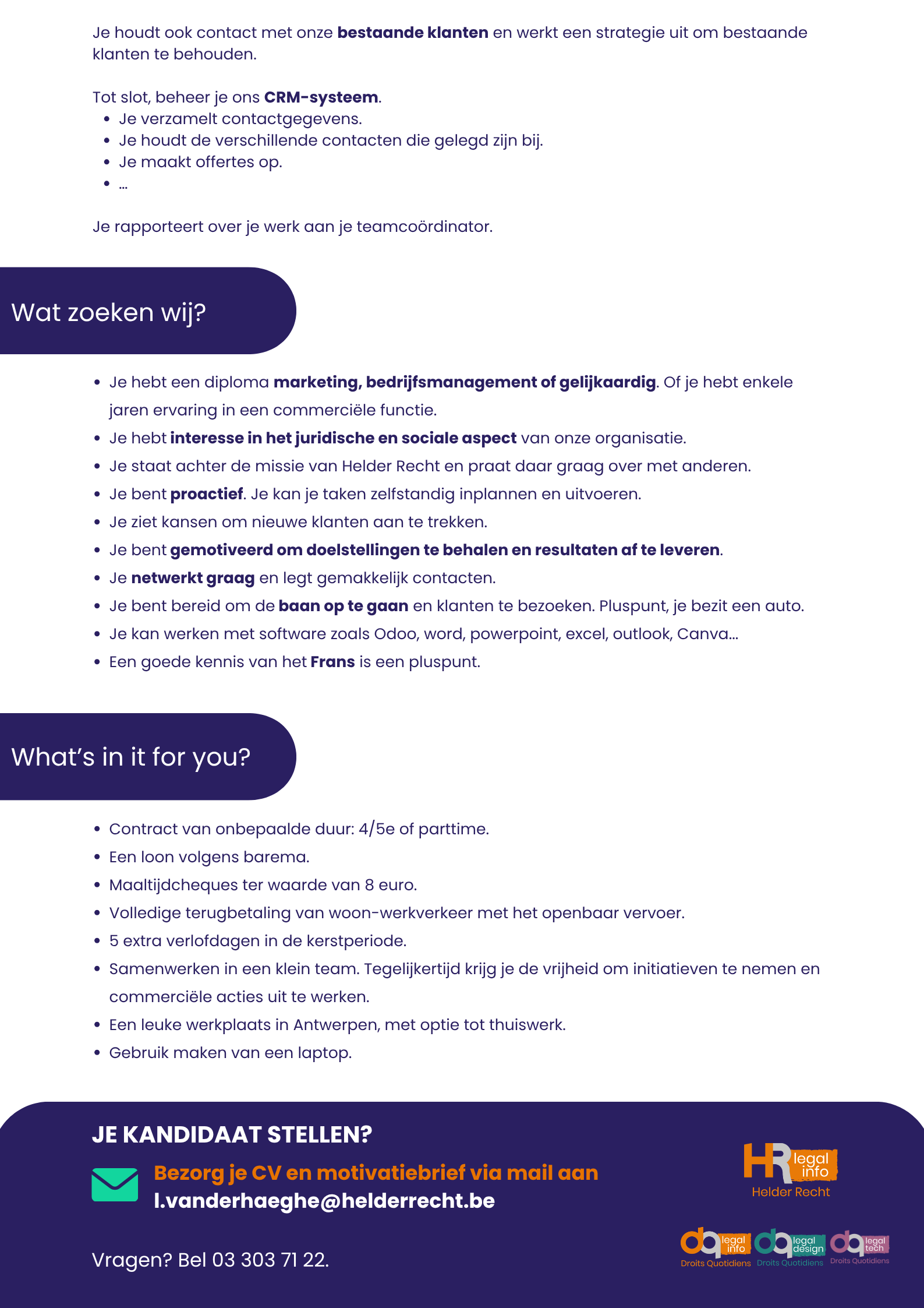 vacature