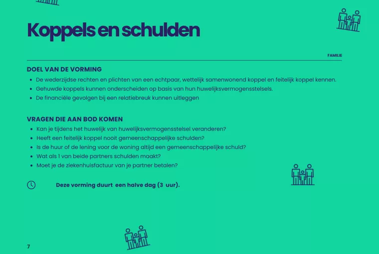 koppels en schulden